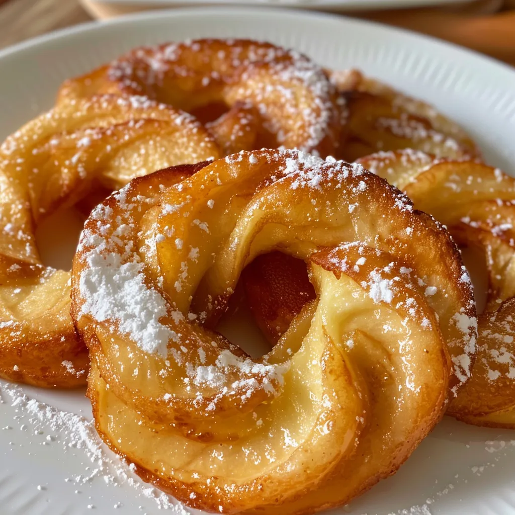 Beignets aux Pommes Français Traditionnels