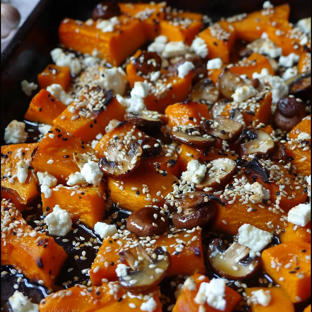 COURGE BUTTERNUT ROTIE FETA MIEL