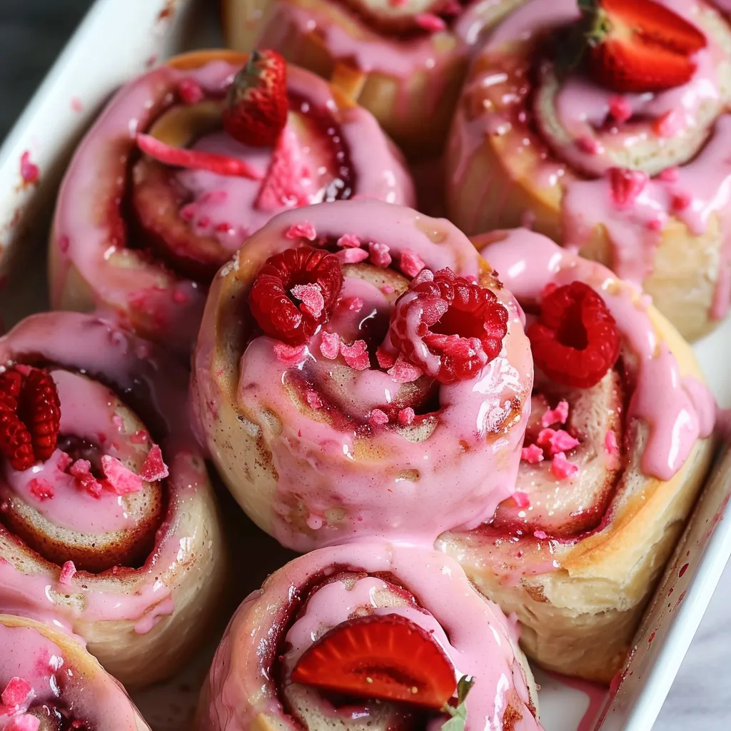 Rouleaux à la Cannelle et Fraises - Recette Végane Créative