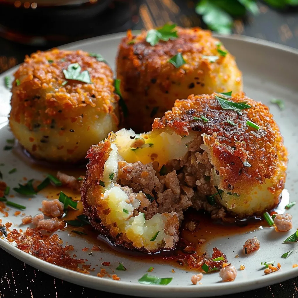 Recette de Croquettes de Pommes de Terre Farcies - Plat Familial