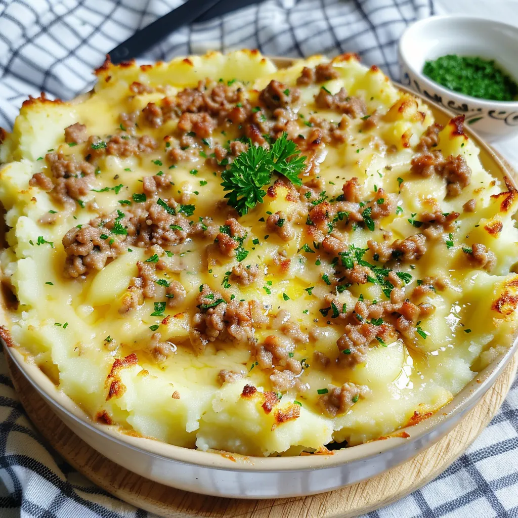 Délicieux Hachis de Viande avec Pommes de Terre