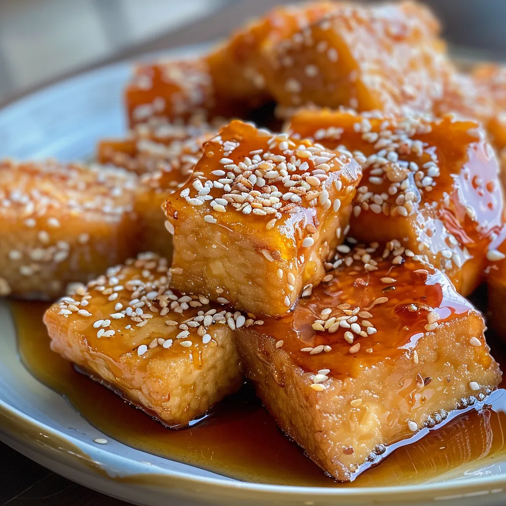 Tofu croustillant et sésame - Délice simple