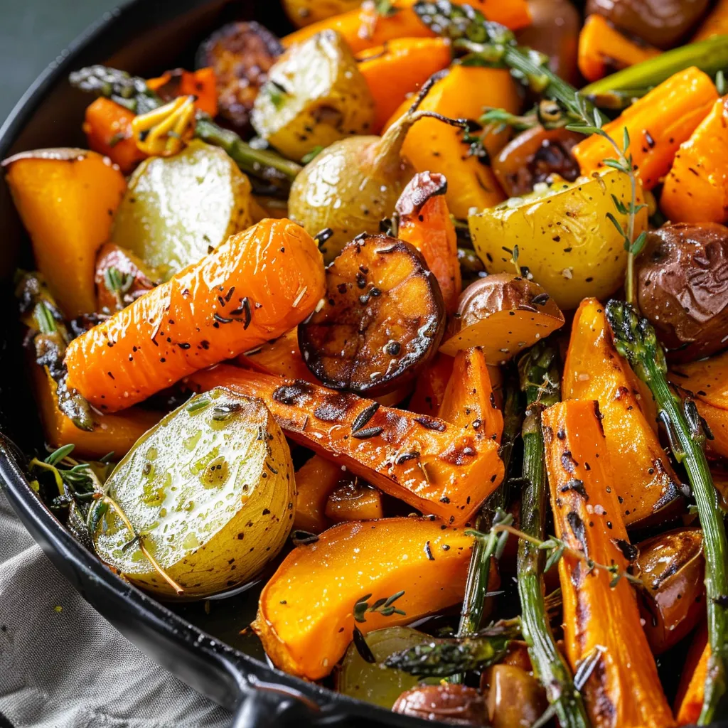 Recette de Légumes d'Hiver Rôtis au Sirop d'Érable