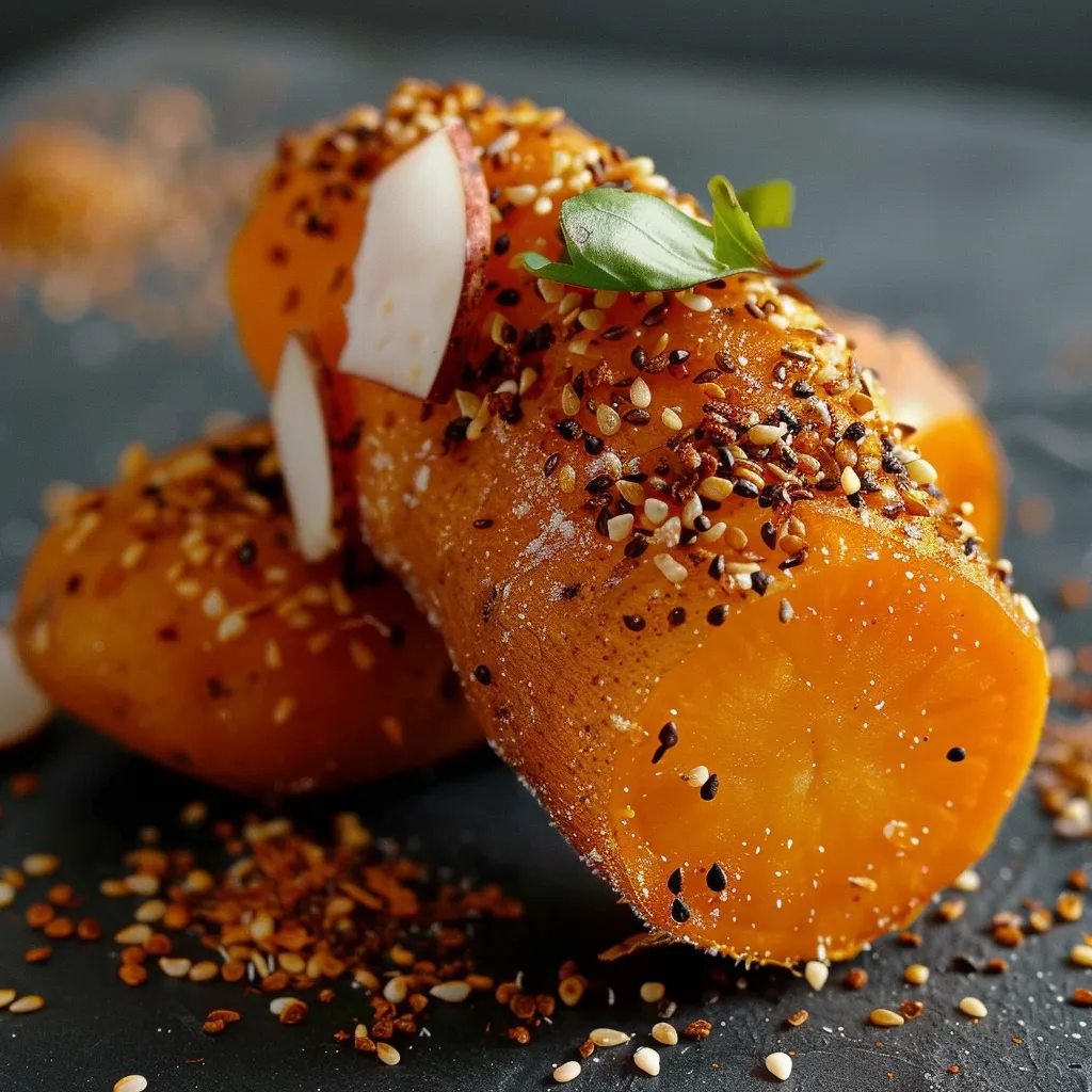 Patates croustillantes et parfumées aux graines variées