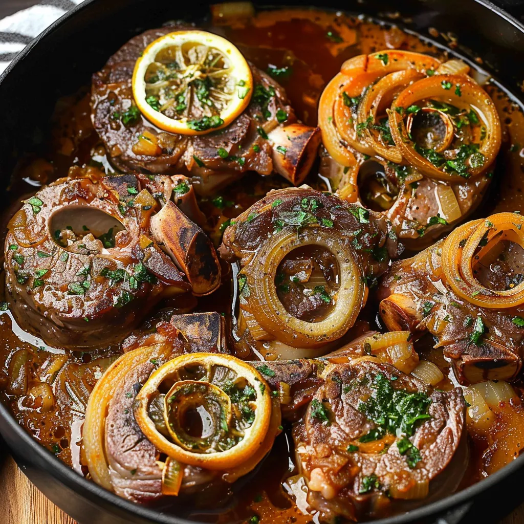 Osso Buco Italien: Tradition Familiale Authentique