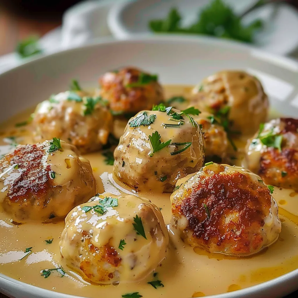 Boulettes Crémeuses Poulet