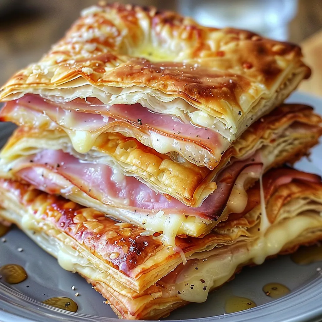 Savoureux Feuilletés Jambon Fromage