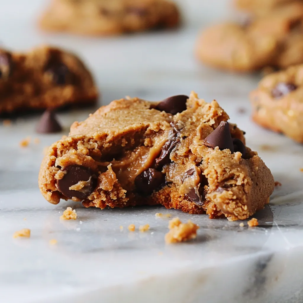 Cookies simples pois chiches chocolat