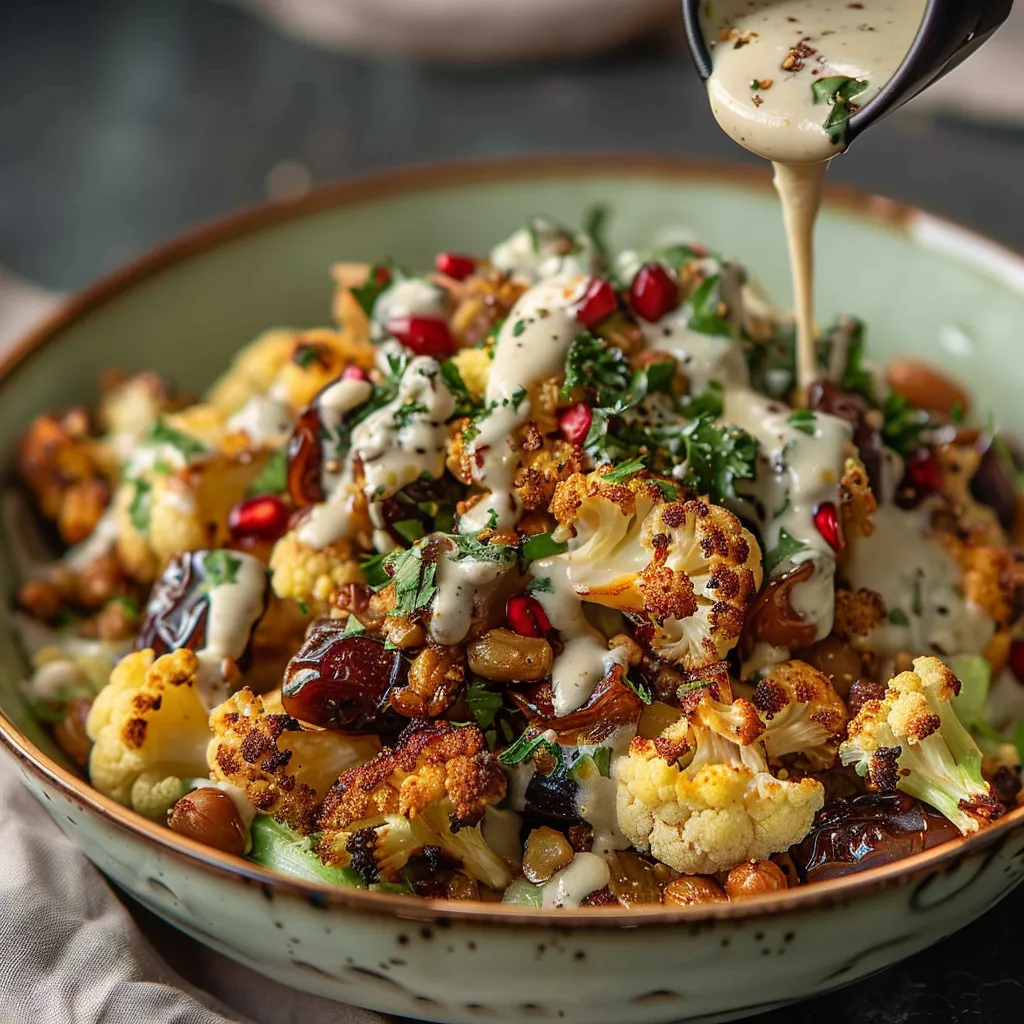 Salade de Chou-fleur Rôti et Dattes - Recette Santé Gourmande