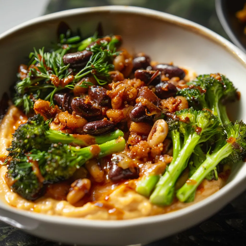 Bol de Patate Douce au Miso et Tahini - Recette Végétarienne Créative