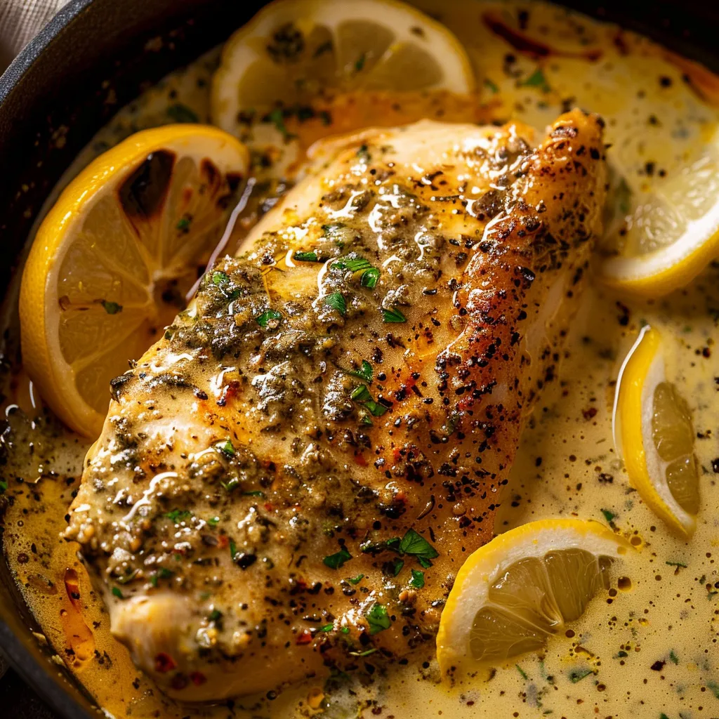 Citron et Parmesan Poulet