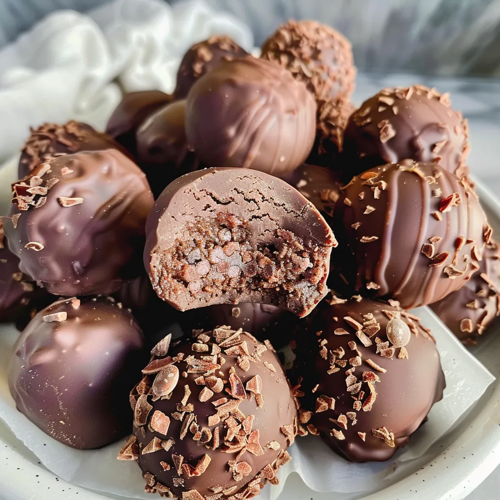 Truffes Pois Chiches Faciles