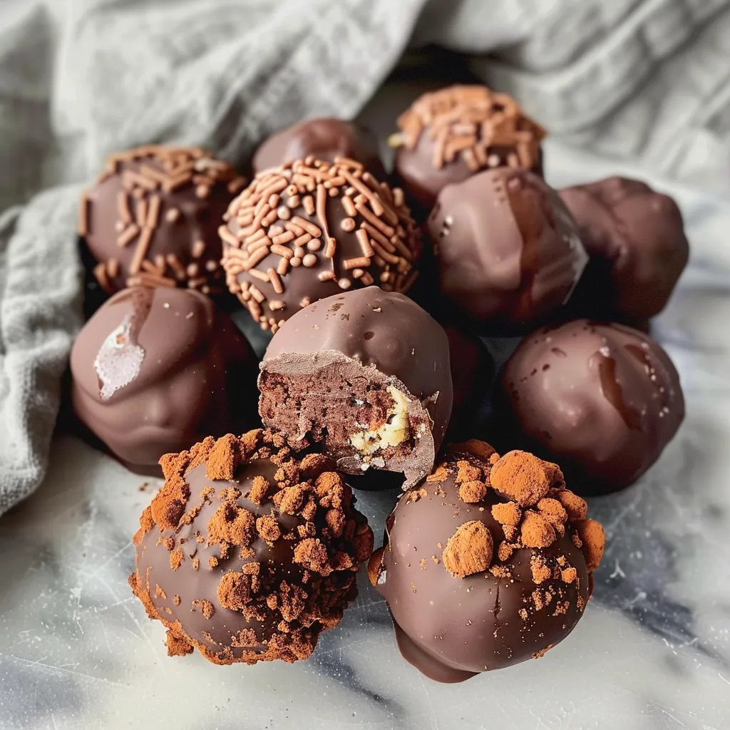 Truffes aux Pois Chiches - Recette Végane et Gourmande