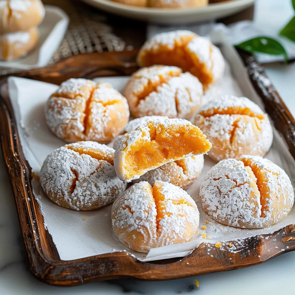 Craquelés au Mochi et Thé Thaï