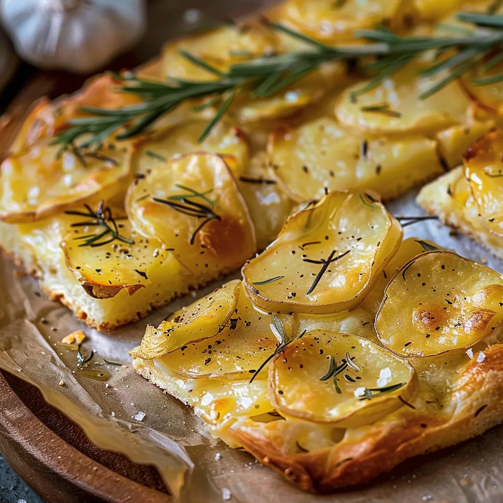 Focaccia de Pommes de Terre (Schiacciata di Patate) - Recette Italienne