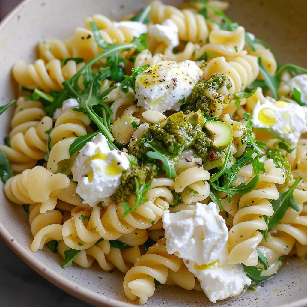 Pâtes Burrata et Citron