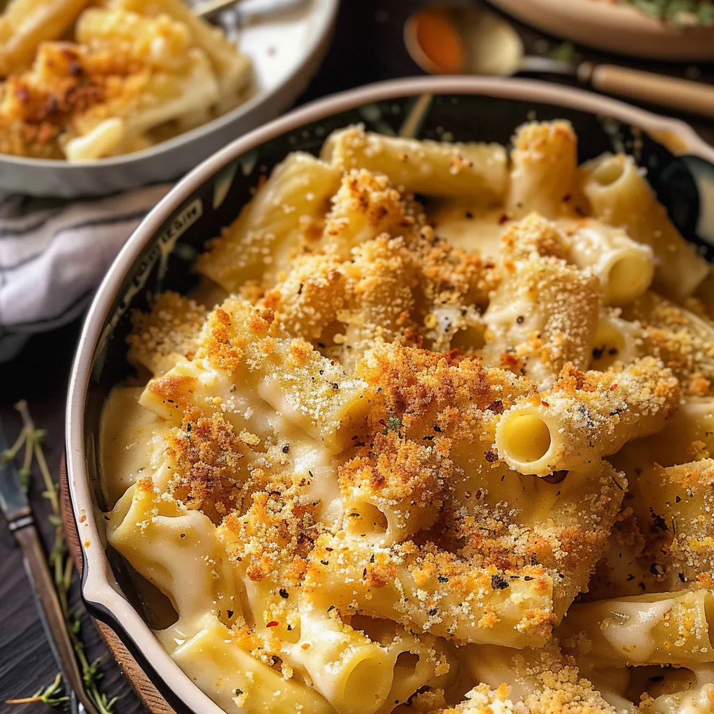 Délicieux Rigatoni Mac & Cheese au Four