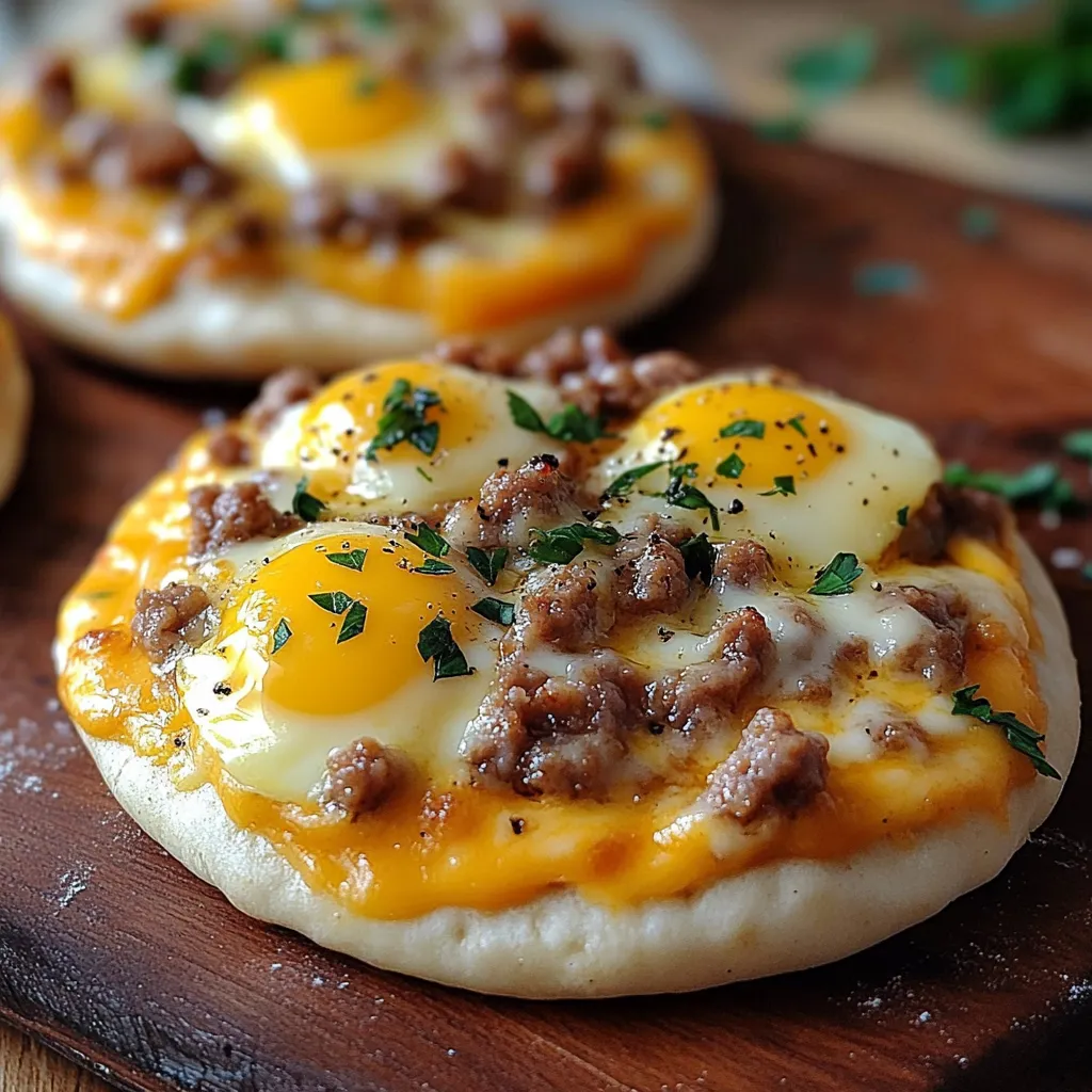 Muffins pizzas gourmands du matin