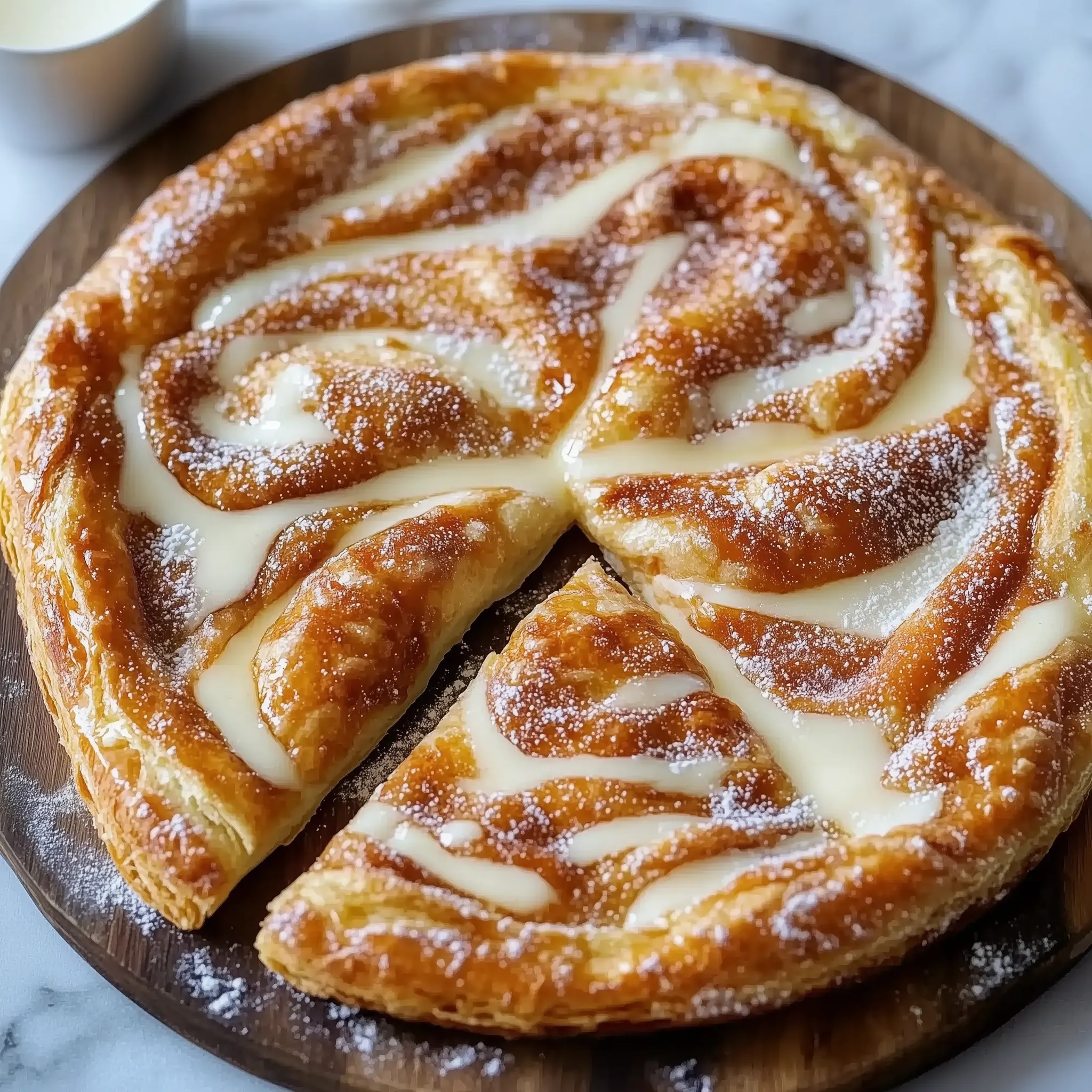 Pizza Sucrée à la Cannelle - Recette Express
