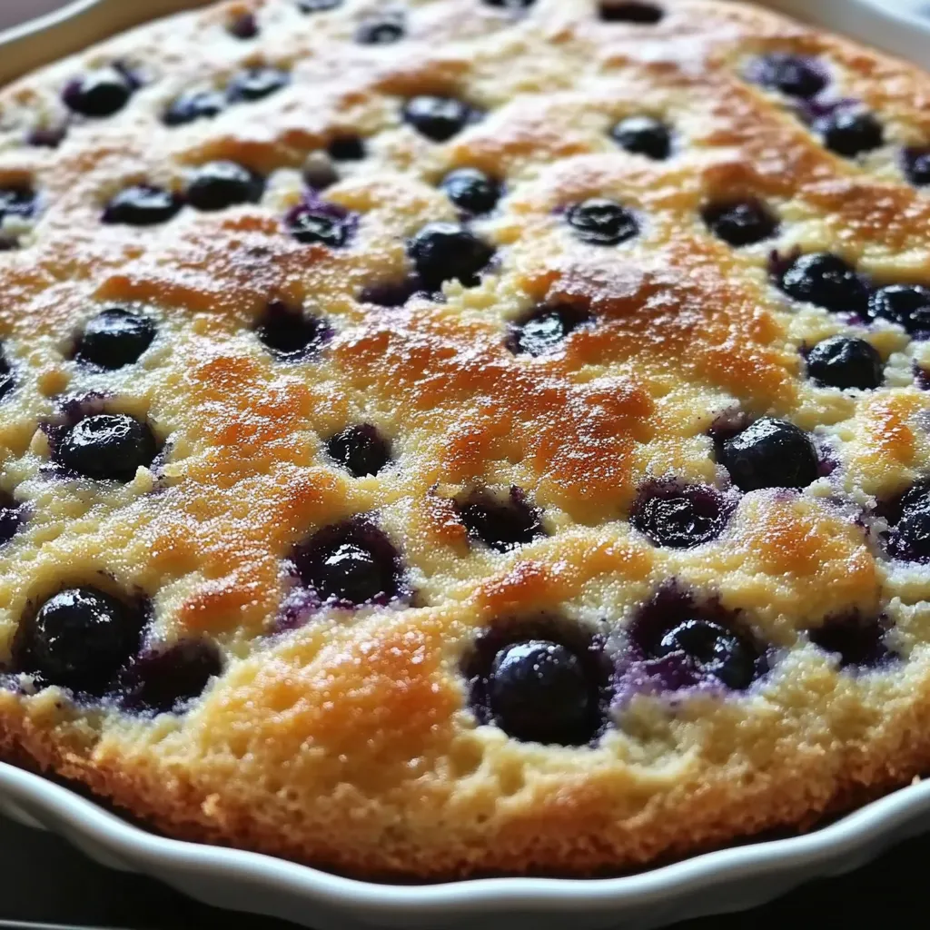 Gâteau au fromage cottage et myrtilles : Recette facile