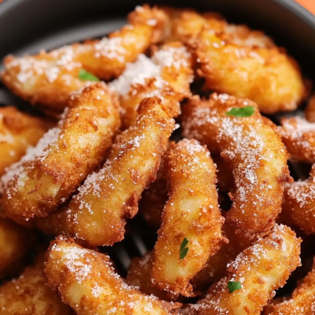 Bugnes maison faciles à l'air fryer