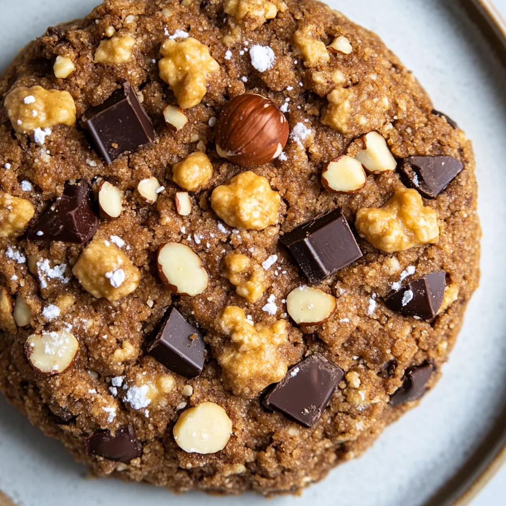 Maxi cookie géant gourmand à l'air fryer