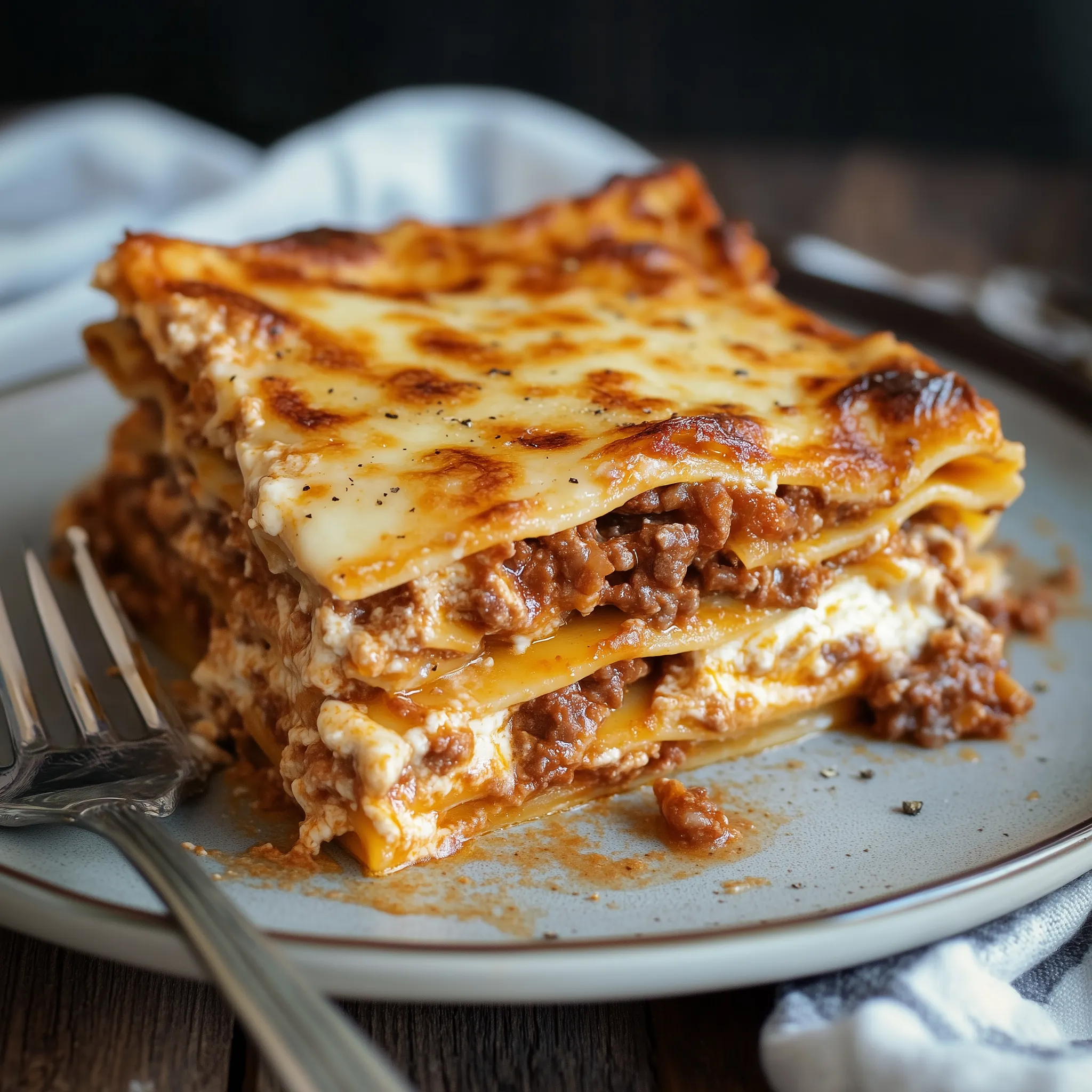 Ragoût et Lasagnes Tradition Toscanes Gratinées