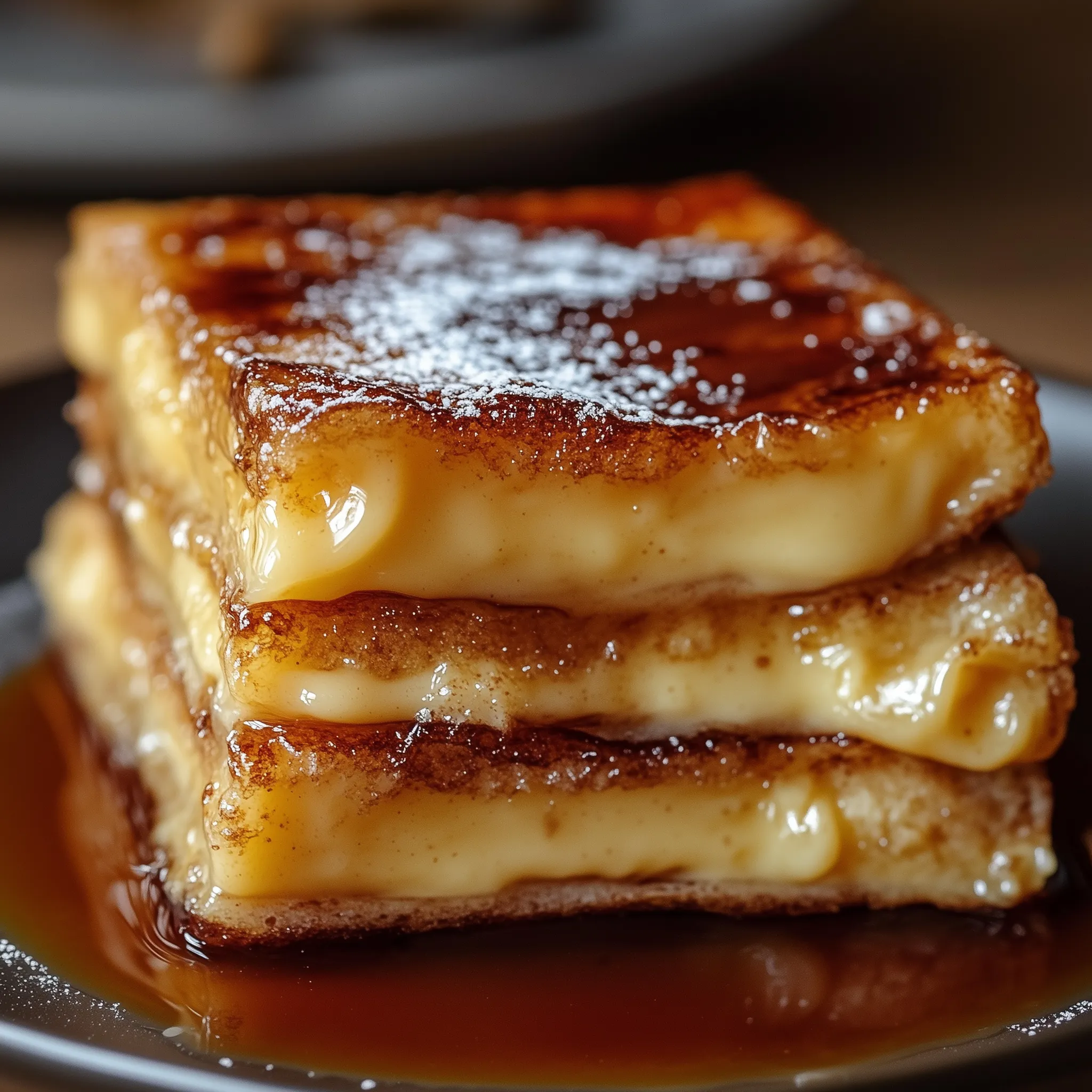 Pain perdu gourmand à la crème brûlée