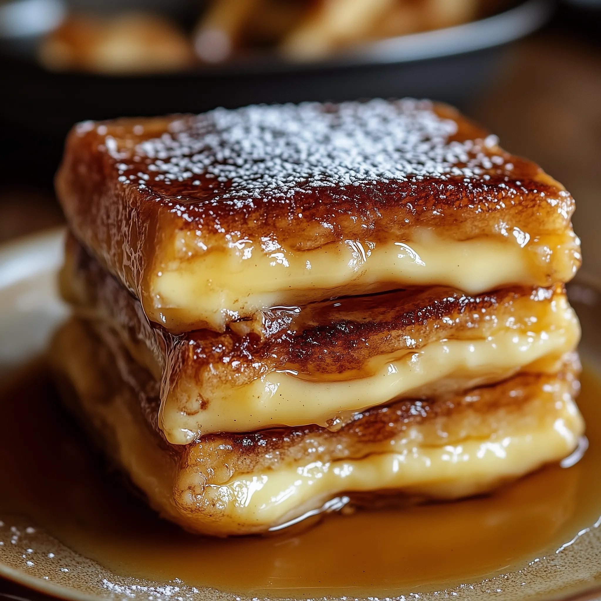 Pain Perdu Façon Crème Brûlée - Recette Délicieuse