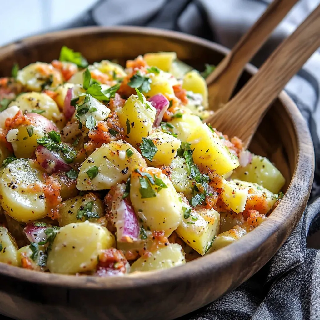 Délicieuse Salade Turque aux Pommes de Terre