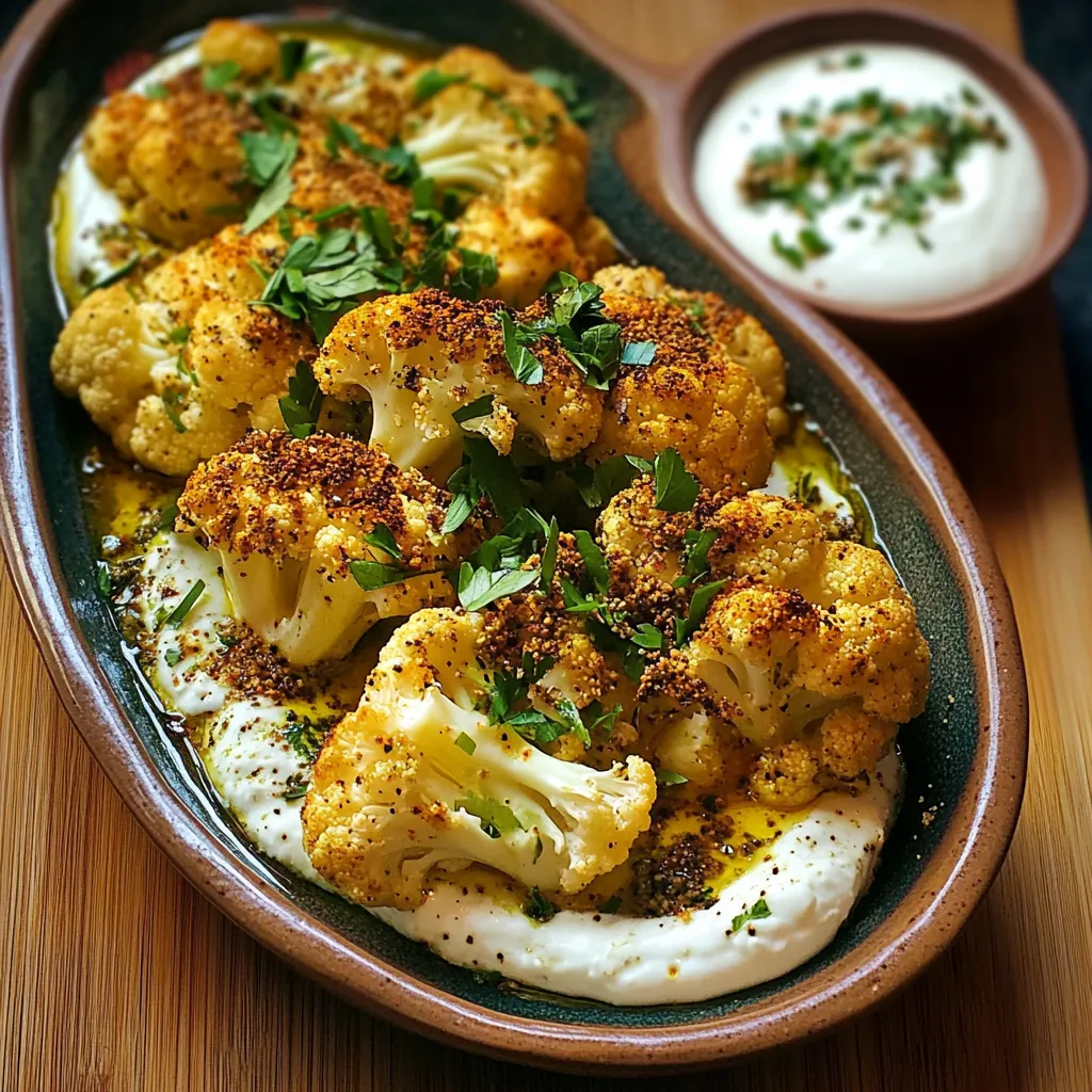 Chou-fleur rôti au Za'atar - Recette savoureuse