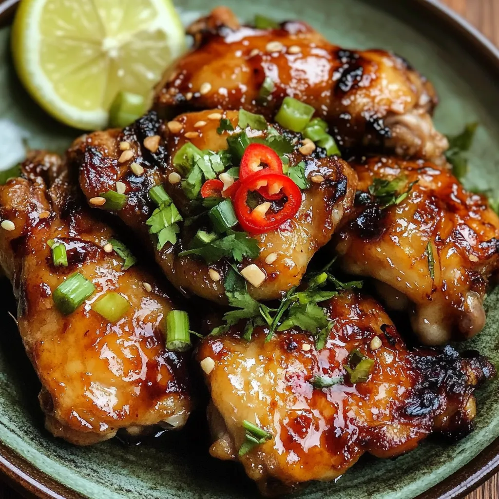 Délicieux poulet vietnamien à la citronnelle