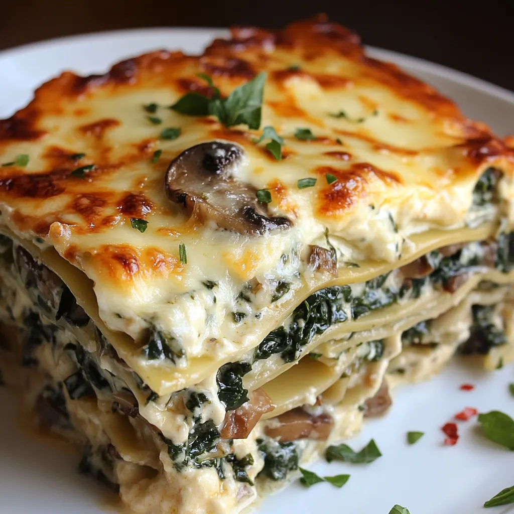 Lasagnes Blanches Végétariennes | Plat Facile et Ultra Gourmand