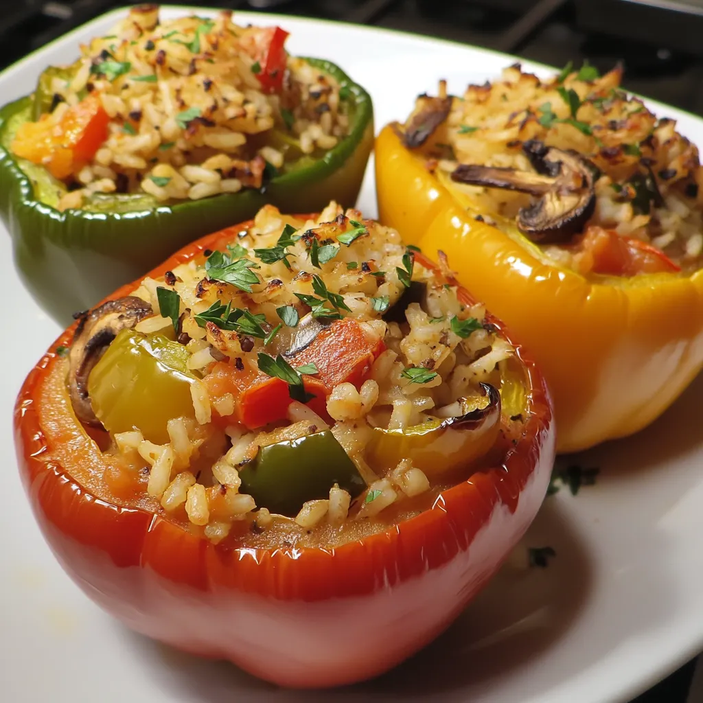 Poivrons farcis végétariens simplissimes et gourmands