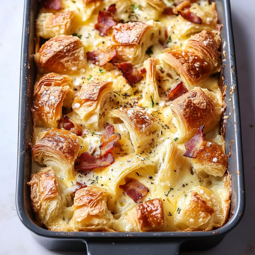croissants bacon gruyère façon matinale