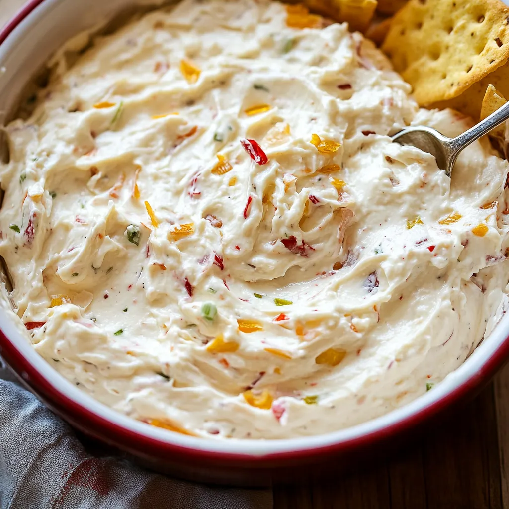 Fromage frais façon Cowboy coloré pour un apéro punchy