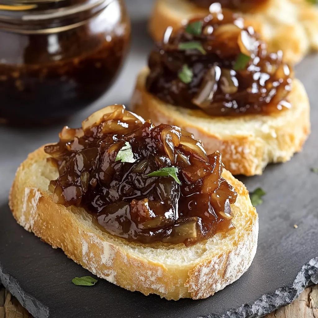 Chutney aux Oignons Maison