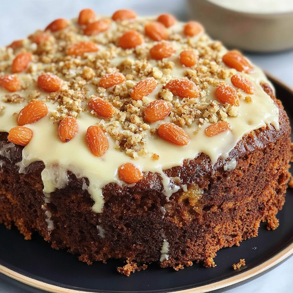 Moelleux Carottes Sans Gluten accompagné d'amandes