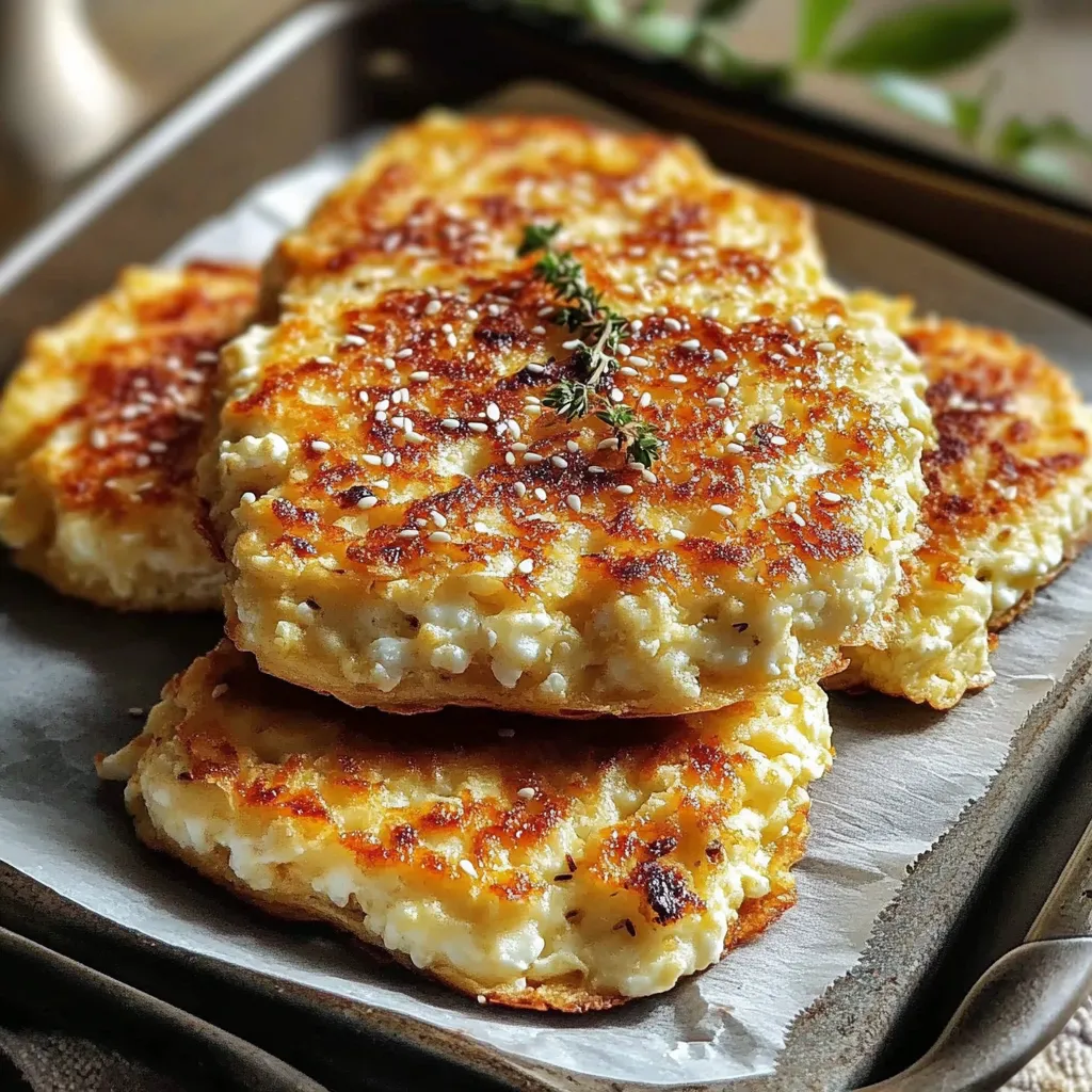 Galettes légères au Fromage Cottage