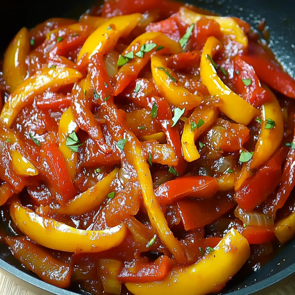 Poêlée méditerranéenne aux poivrons facile