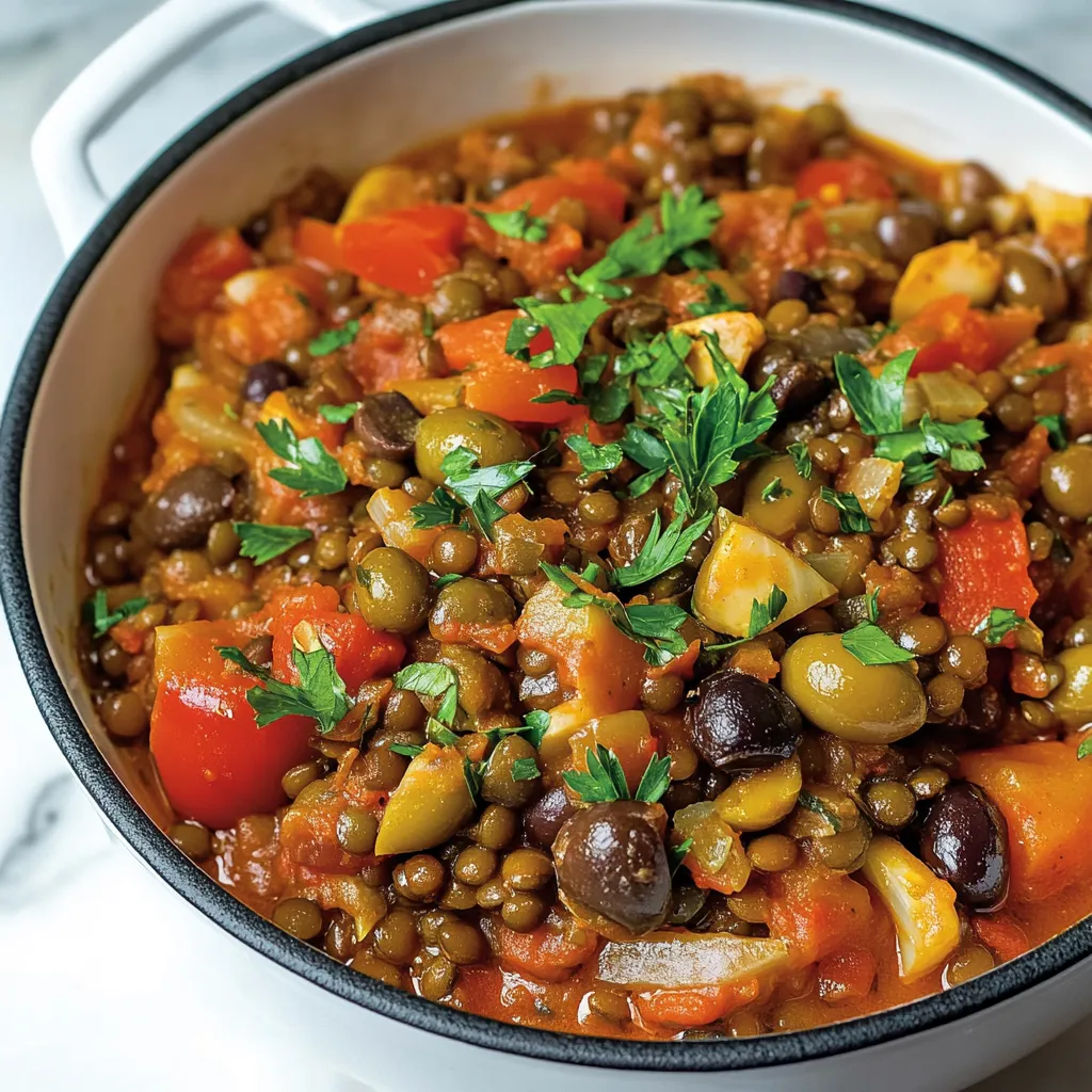 Cacciatore veggie aux lentilles – hyper simple et trop bon