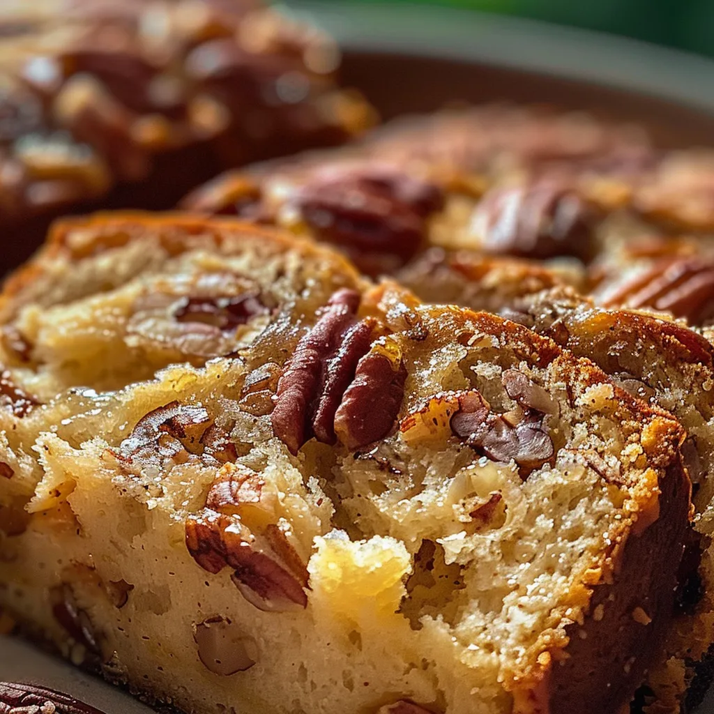 Pain noix de pécan miel Alabama traditionnel