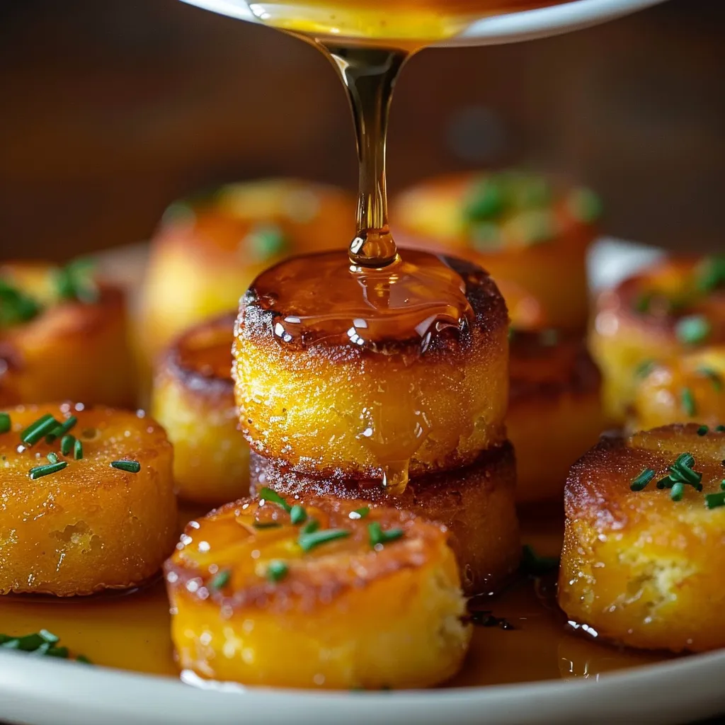 Délicieuses bouchées de maïs et miel