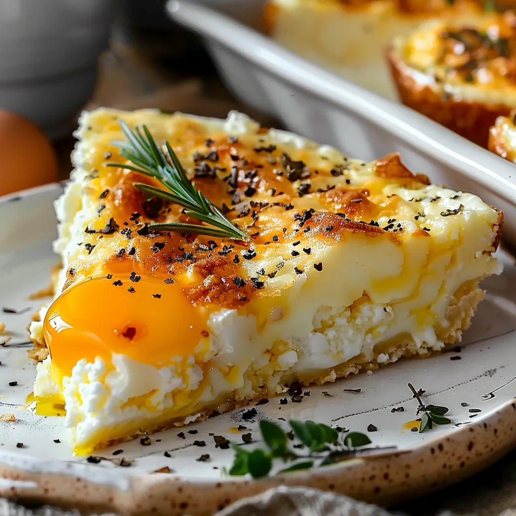 Œufs au Fromage Blanc au Four | Facile et Moelleux