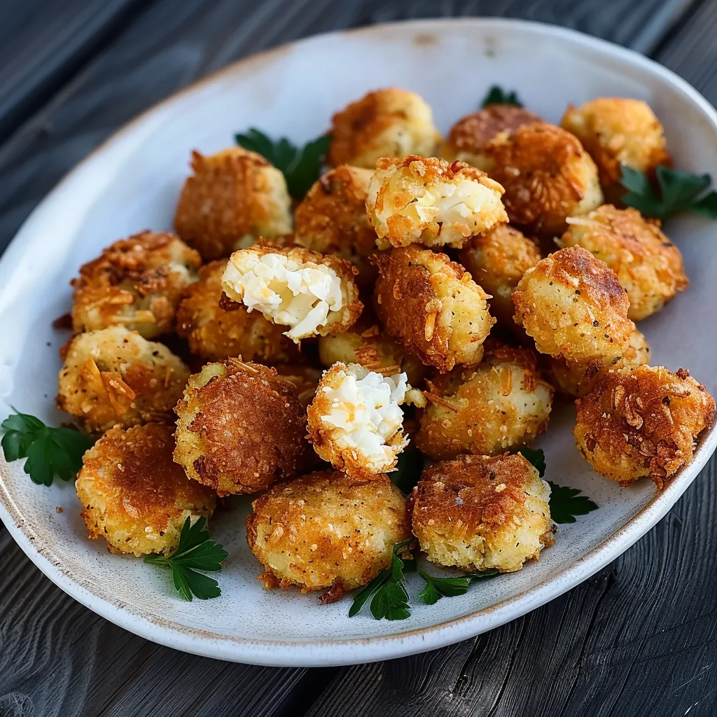 Chou-fleur croquettes simples et croustillantes