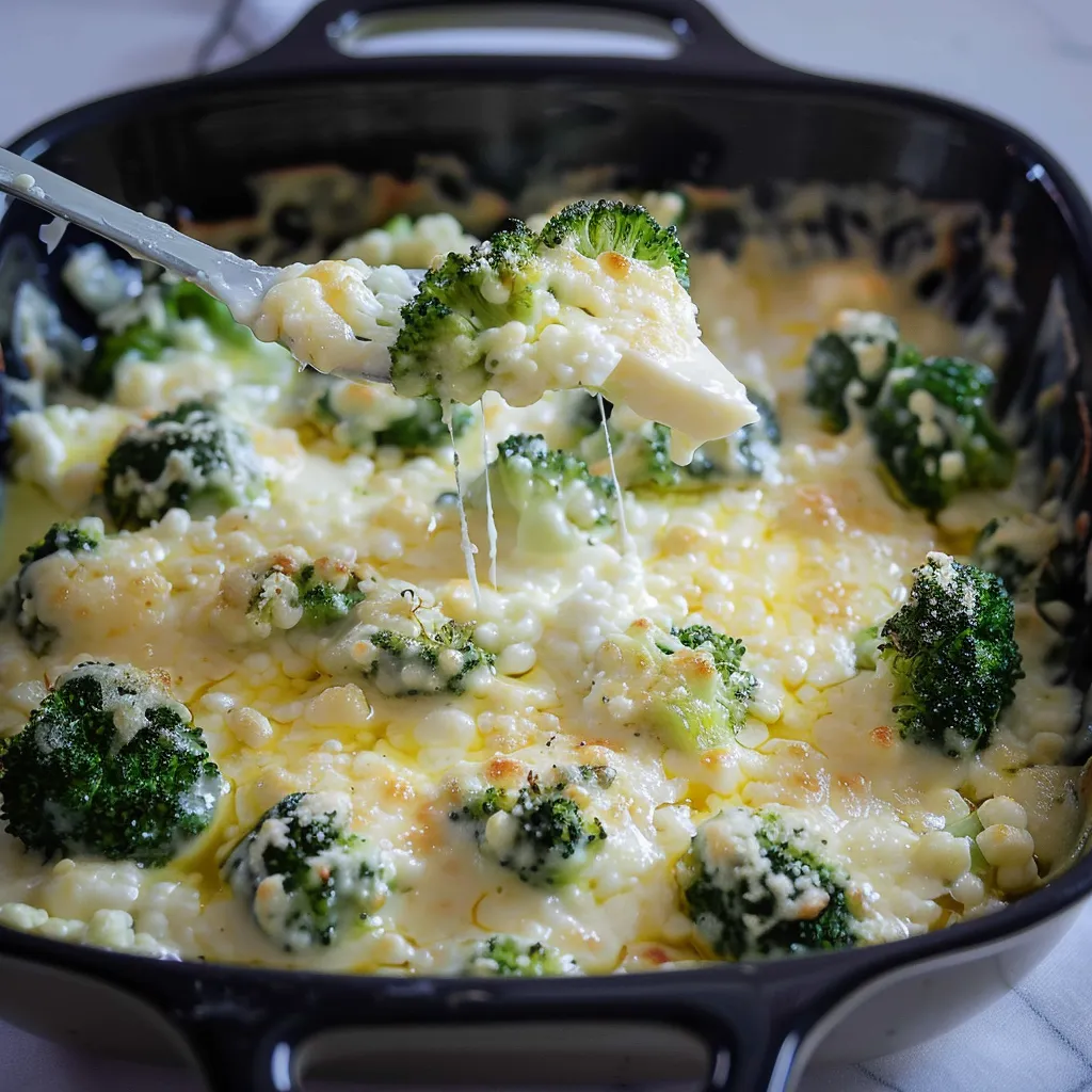 Gratin de brocoli au fromage blanc | Facile et savoureux