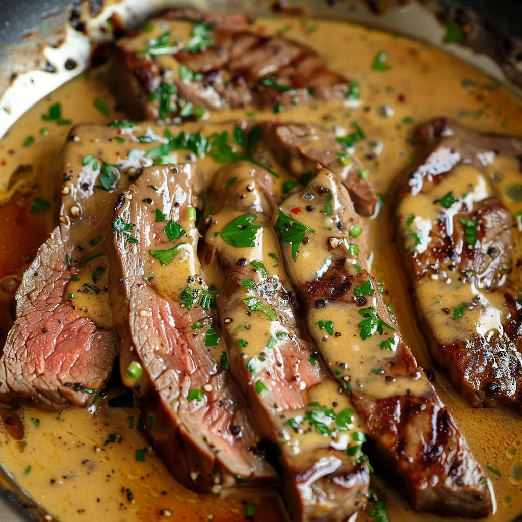 Steak Poêlé sauce au Beurre | Recette facile et gourmande