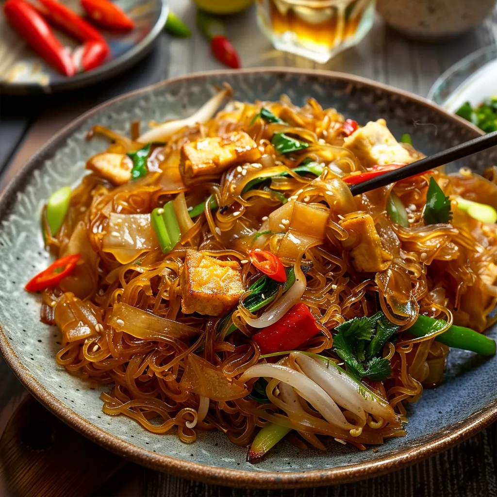 Pad Woon Sen végane thaï ultra simple