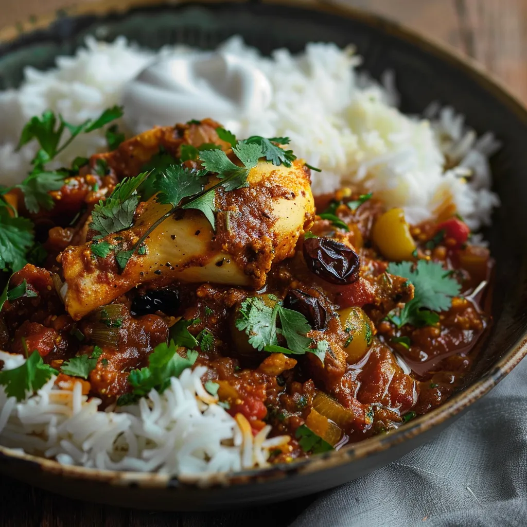 Plat parfumé de Poulet Syrien