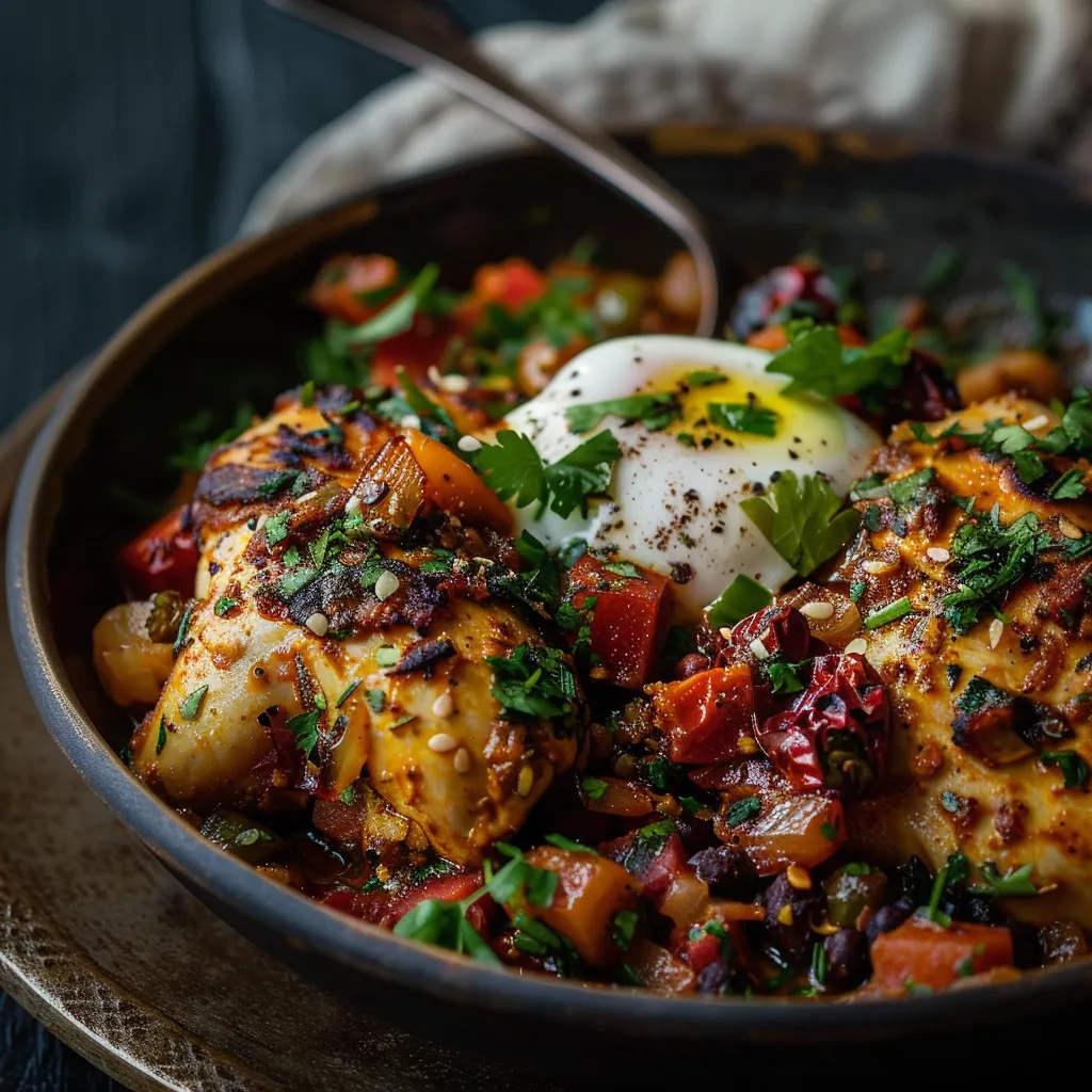 Poulet syrien parfumé et fondant